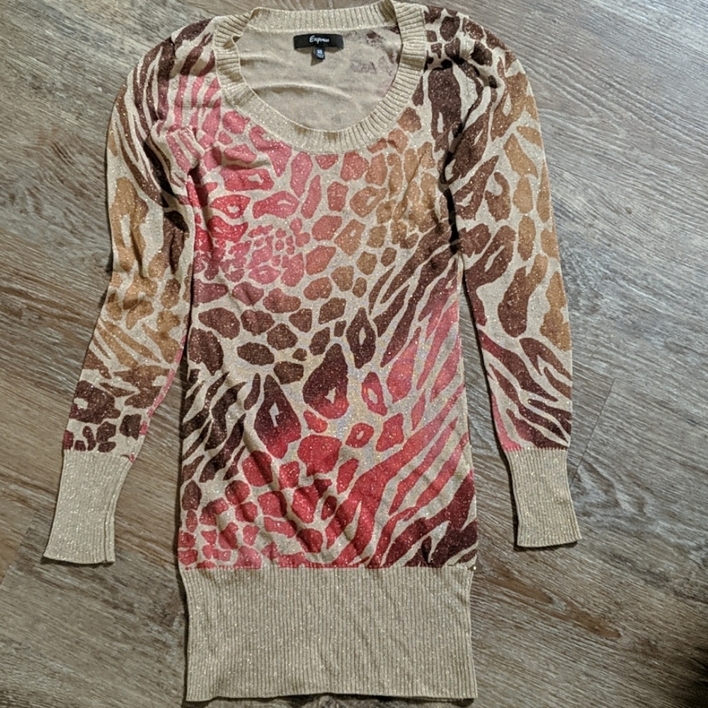 Express Lurex sweater